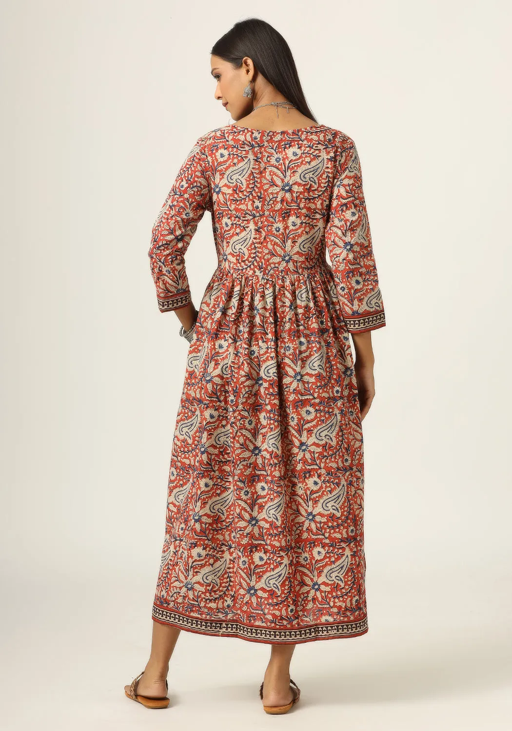 Vintage Charm Cotton Dress