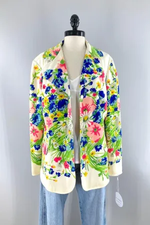 Vintage Mr. Dino Floral Blazer