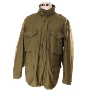 VINTAGE US ARMY M-1965 M65 FIELD JACKET 1975 VIETNAM WAR SIZE XL REGULAR