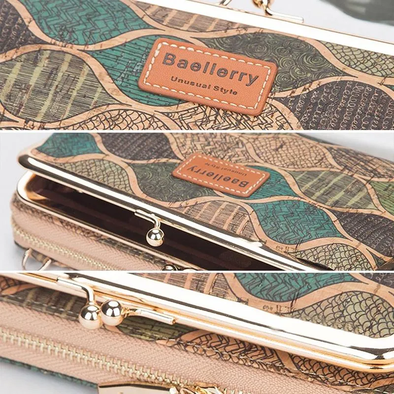 Vintage Wood Grain Style Shoulder Bag