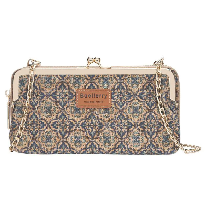 Vintage Wood Grain Style Shoulder Bag