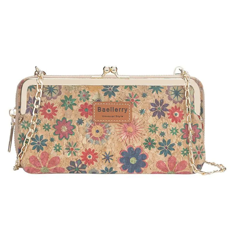 Vintage Wood Grain Style Shoulder Bag