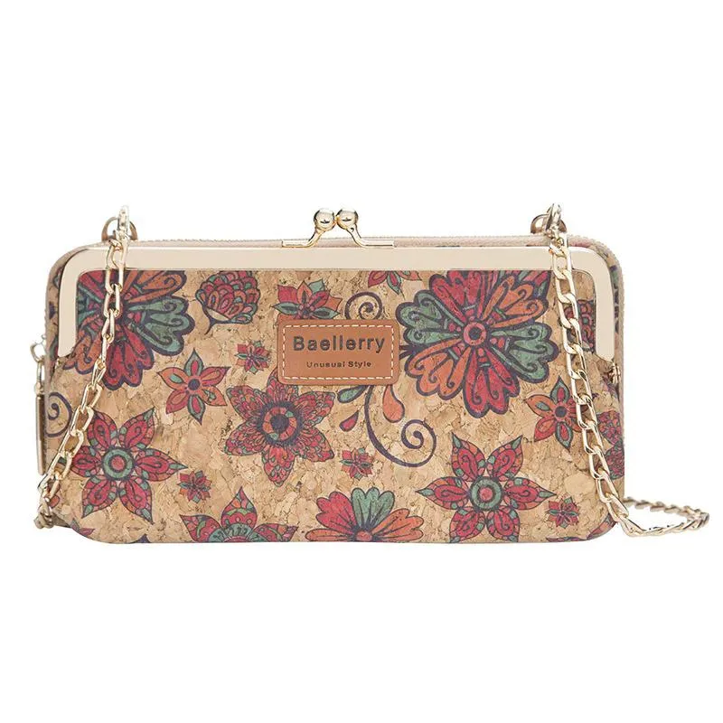 Vintage Wood Grain Style Shoulder Bag