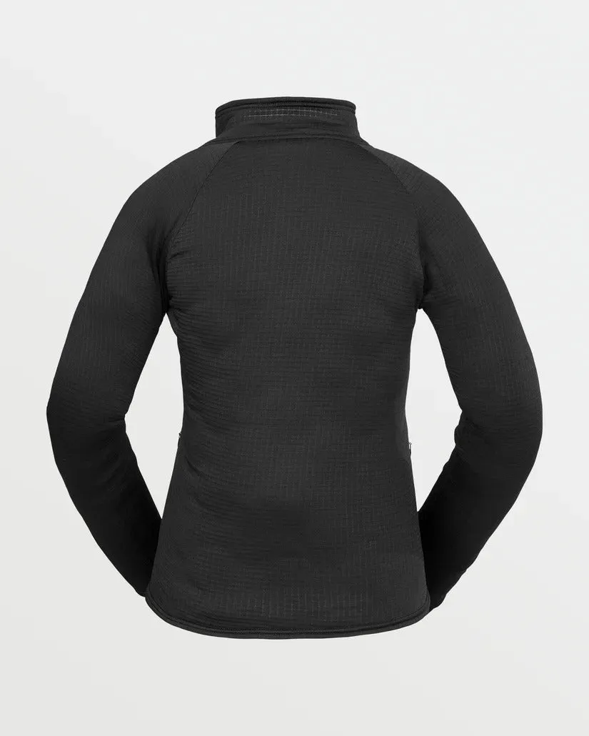 Volcom Womens Gridlock Full Zip Fleece