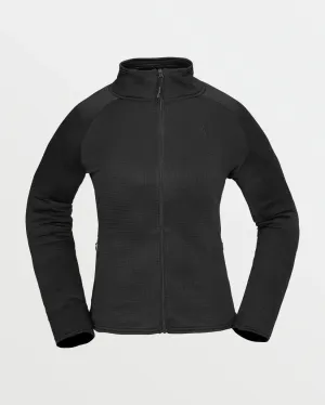 Volcom Womens Gridlock Full Zip Fleece
