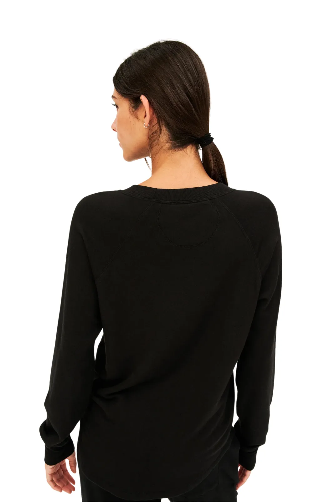Warm Up Fleece Sweatshirt, Black