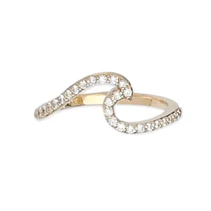 Wave Ring, 14Kt
