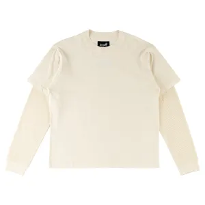 Welcome - Shard Layered L/S Knit Bone