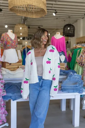 Wild Cherry Cardigan