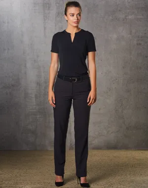 Winning Spirit Women's Poly/Viscose Stretch Flexi Waist Utility Pants-(M9440)