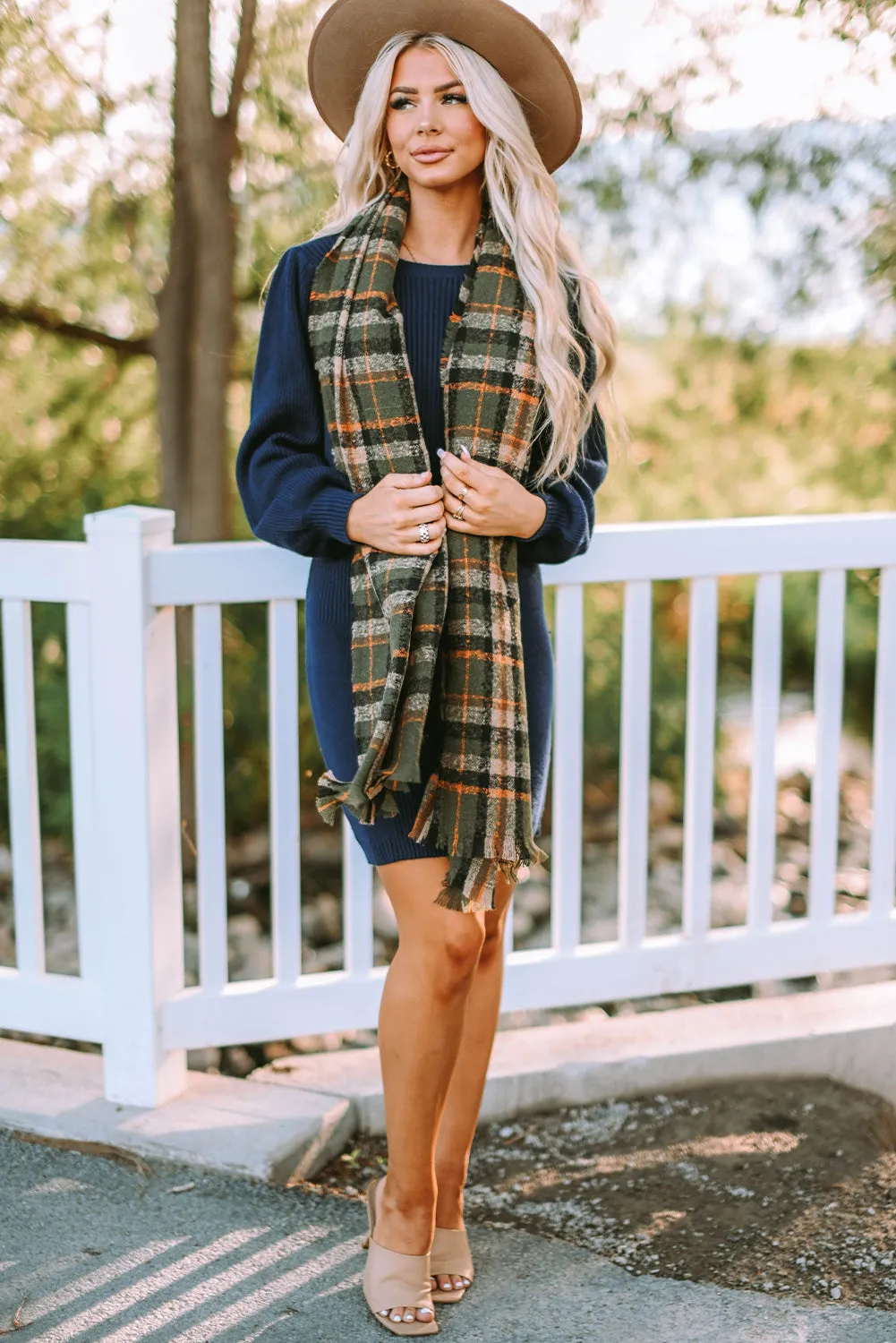 Winter Thick Large Plaid Scarf