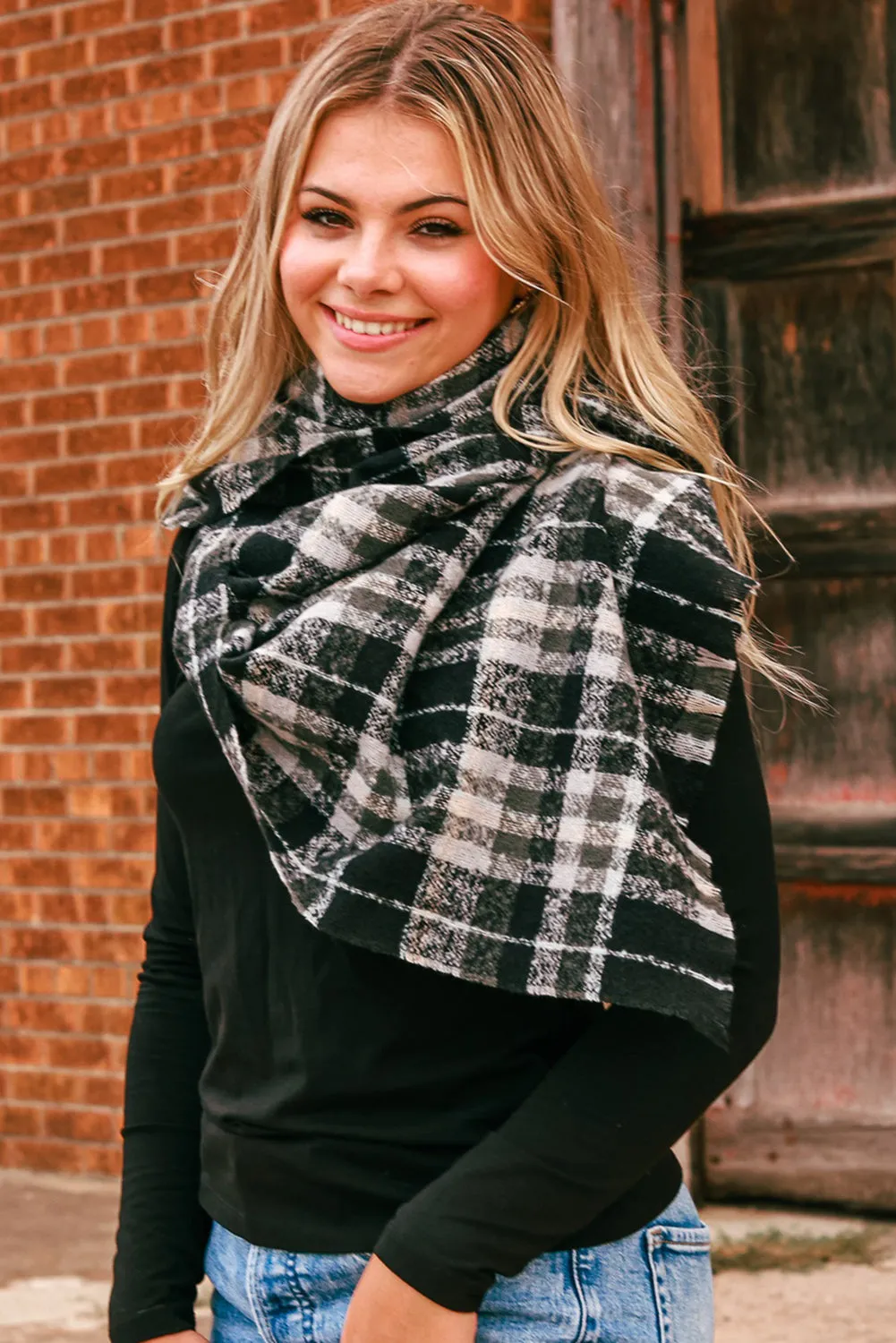 Winter Thick Large Plaid Scarf