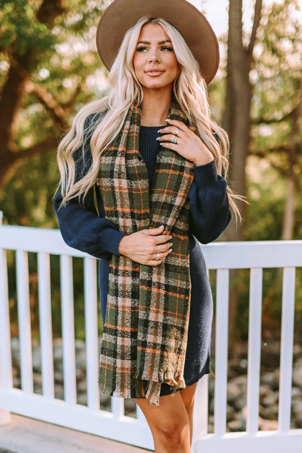 Winter Thick Large Plaid Scarf