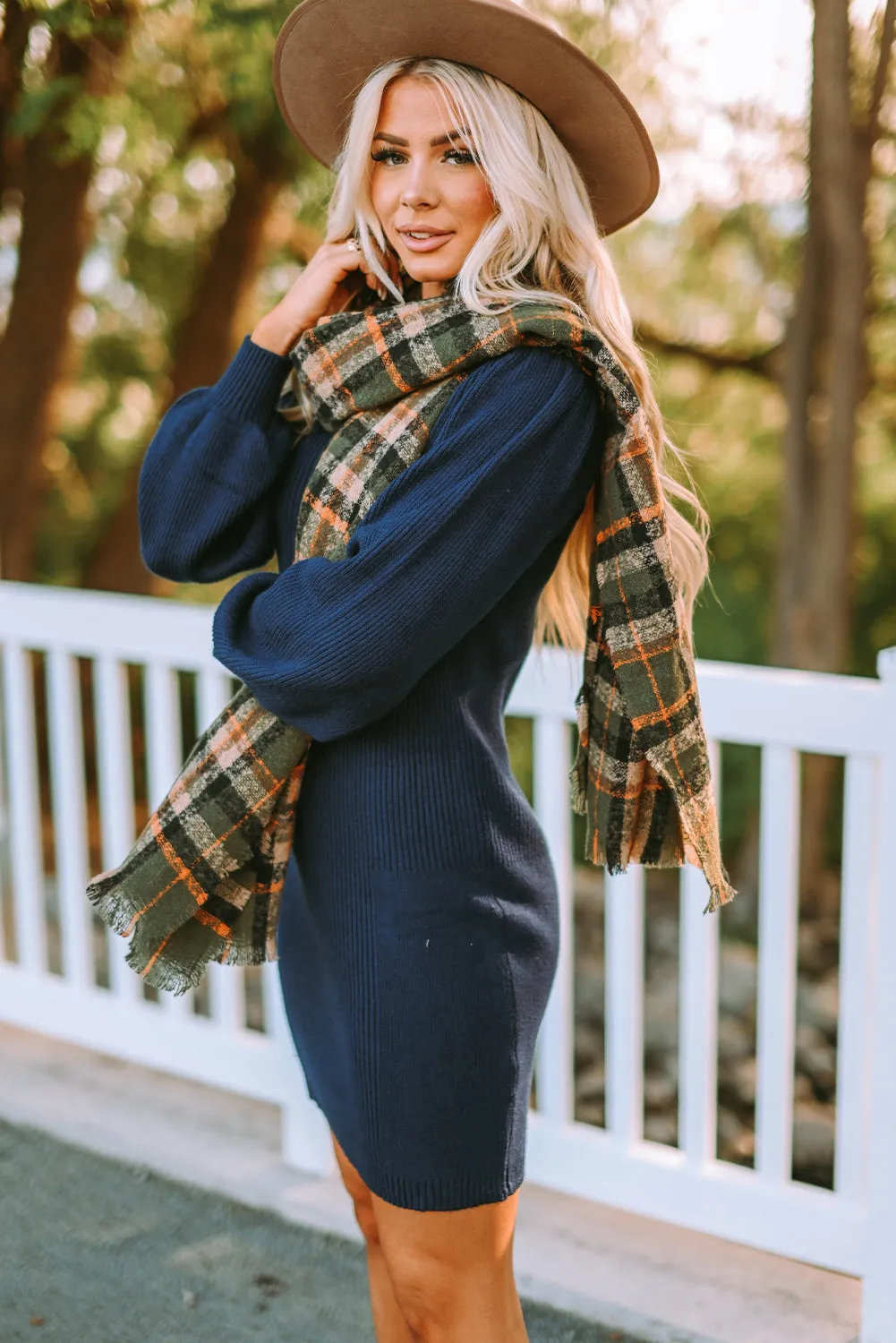 Winter Thick Large Plaid Scarf