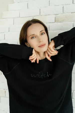 Witch Sweatshirt in Black