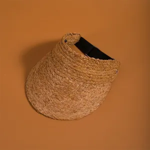 Women Adjustable Straw Open Top Hat Beach Hats Summer Sun Hat