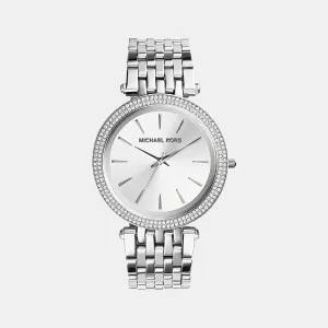 Women Silver Analog Stainless Steel Watch MK3190I