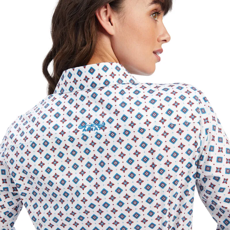 Women's Ariat Kirby Stretch Township Print Button Down
