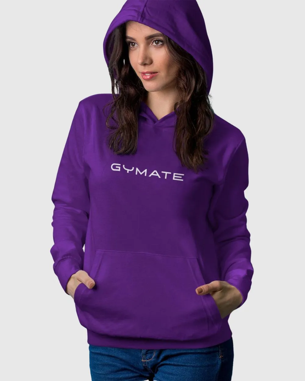 Womens Athleisure Hoodies Original Gymate ctr/large