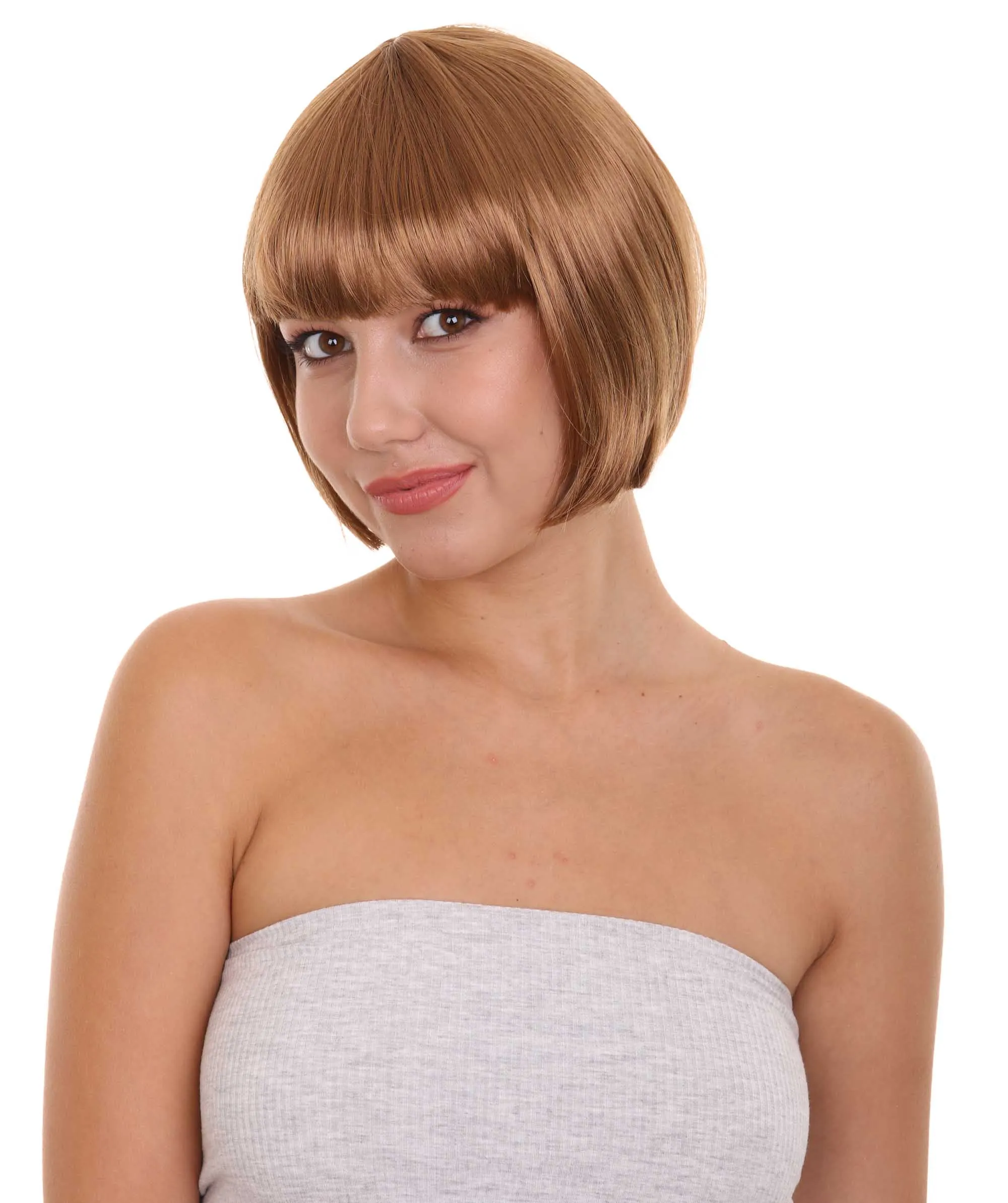 Women's Bob Wig | Short Fancy Cosplay Halloween Wig | Premium Breathable Capless Cap