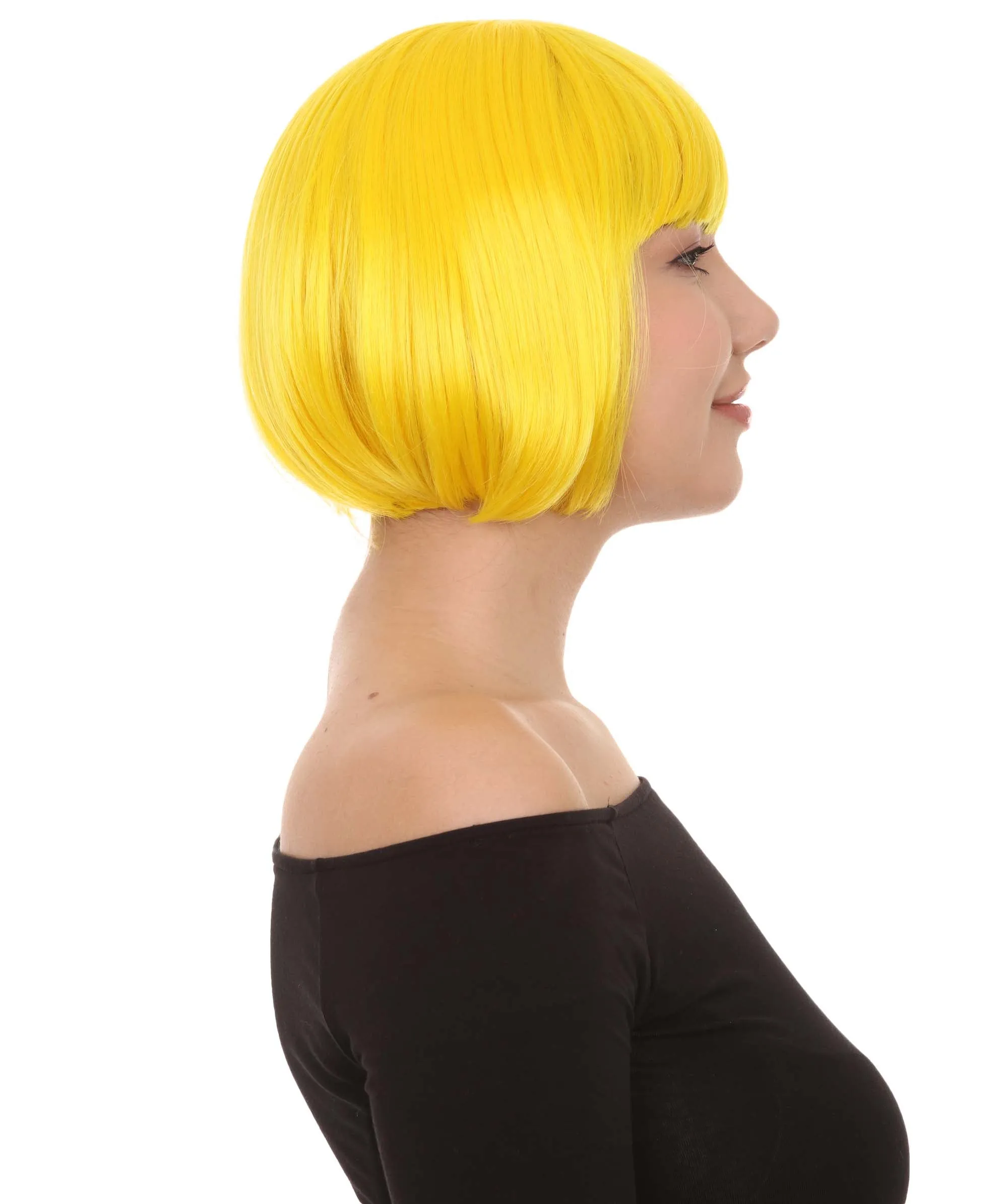 Women's Bob Wig | Short Fancy Cosplay Halloween Wig | Premium Breathable Capless Cap