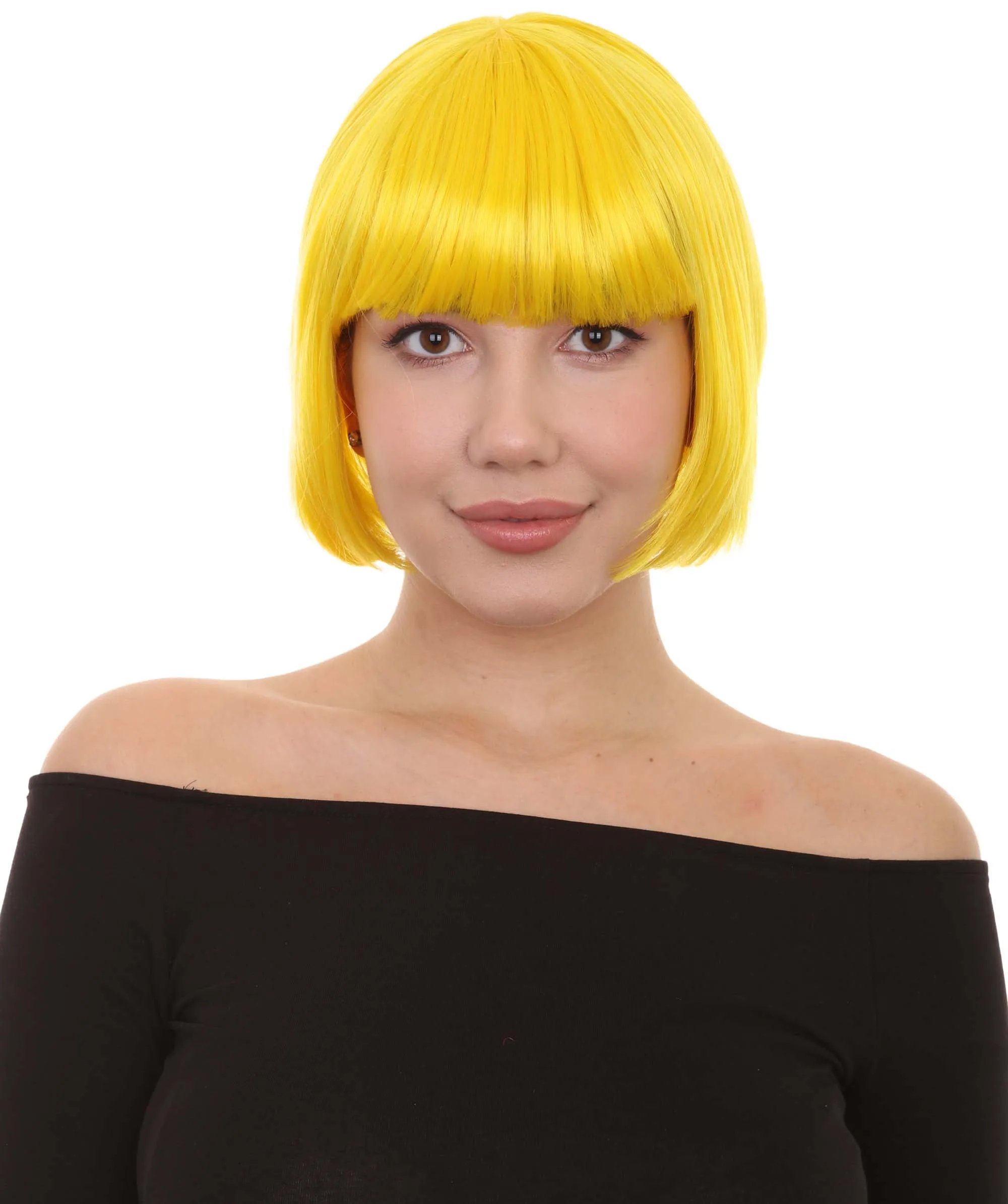 Women's Bob Wig | Short Fancy Cosplay Halloween Wig | Premium Breathable Capless Cap
