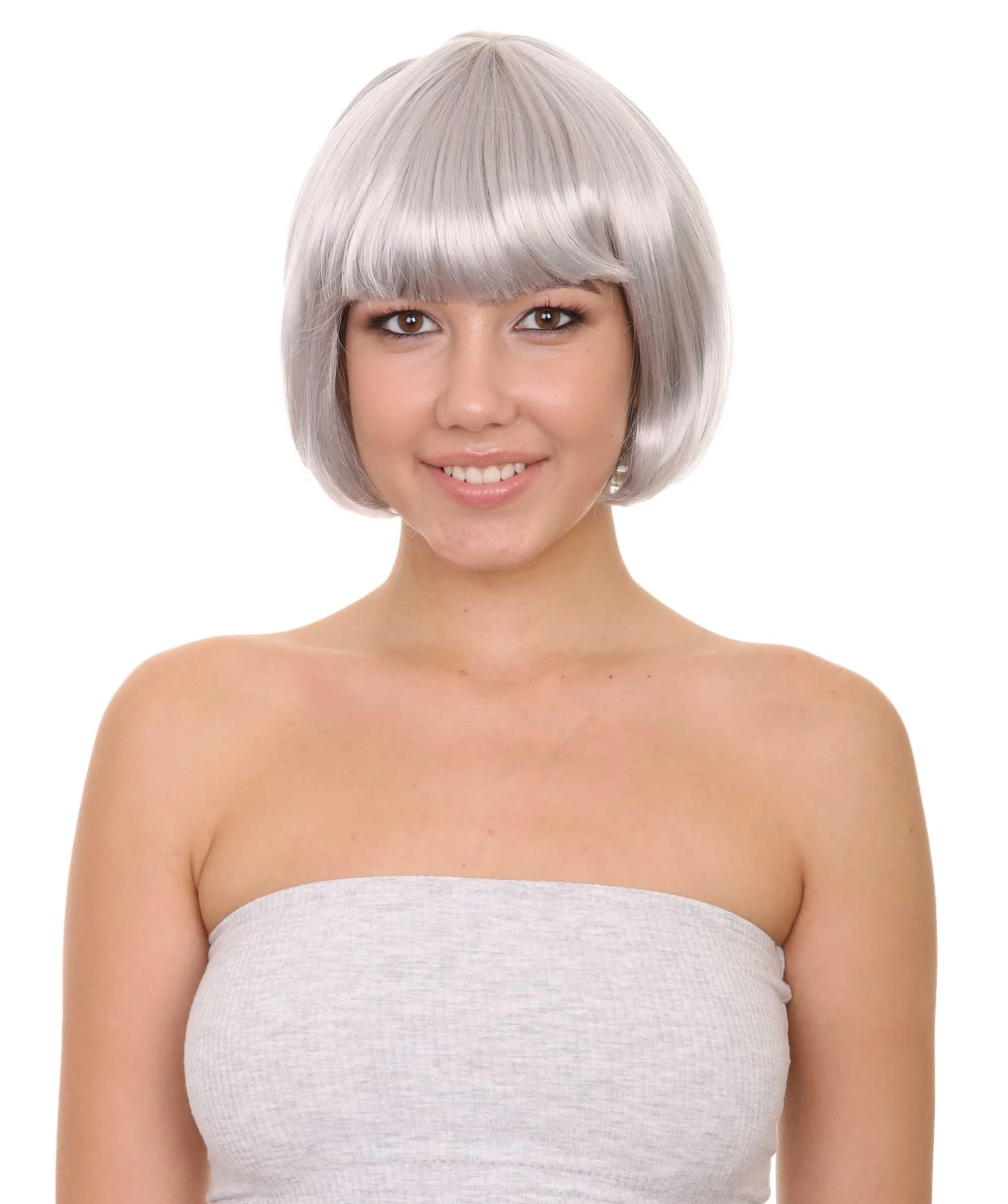Women's Bob Wig | Short Fancy Cosplay Halloween Wig | Premium Breathable Capless Cap