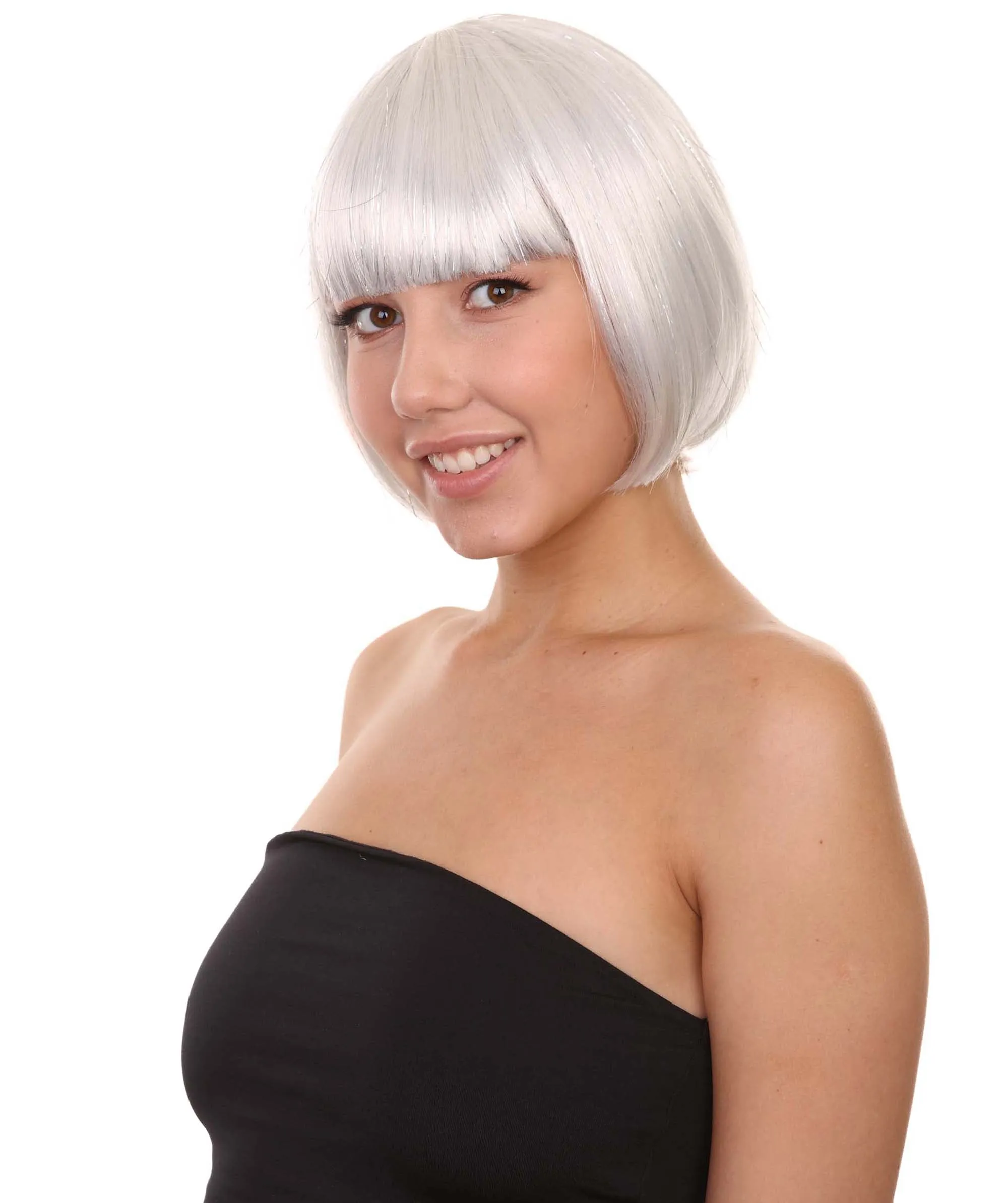 Women's Bob Wig | Short Fancy Cosplay Halloween Wig | Premium Breathable Capless Cap