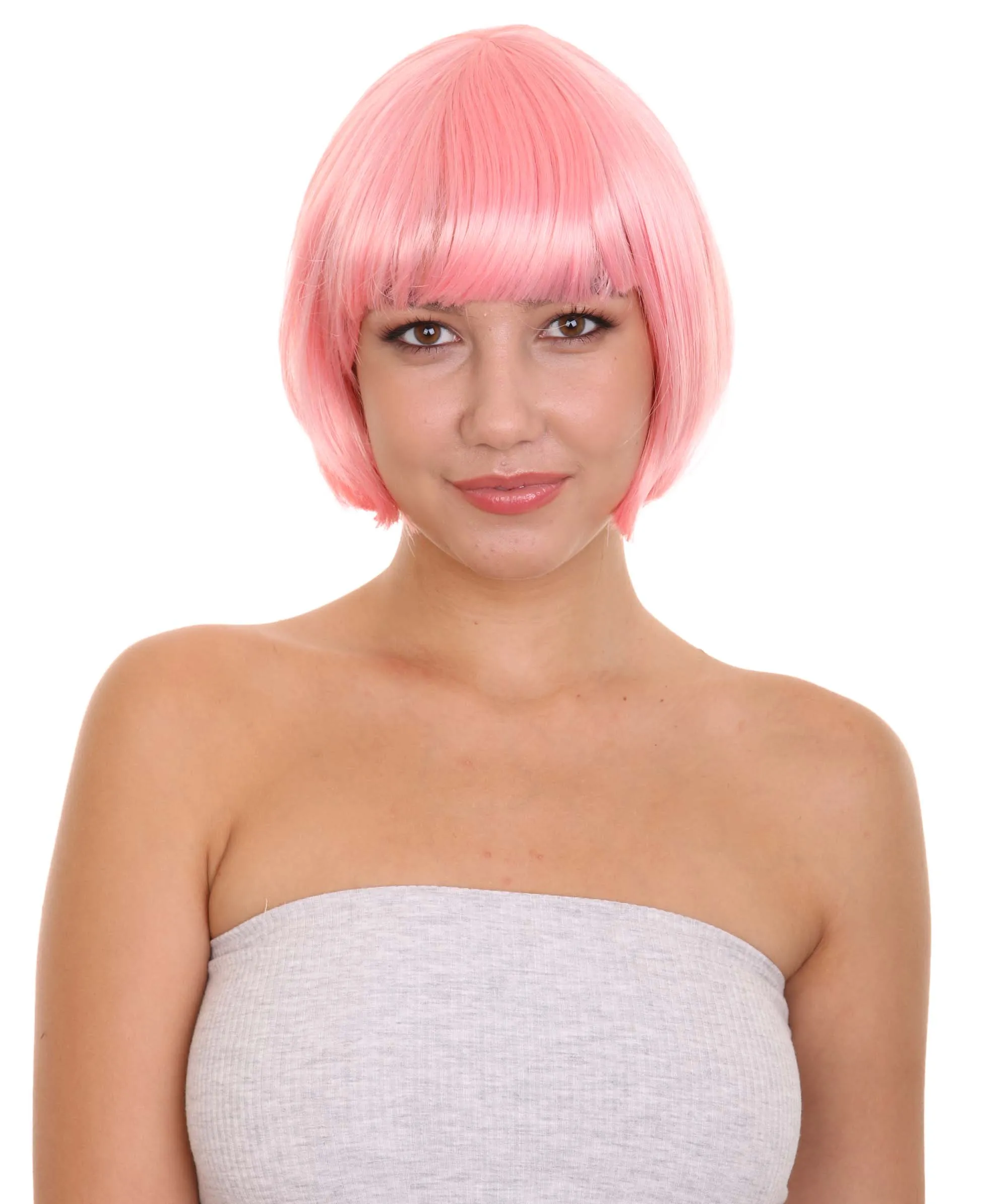 Women's Bob Wig | Short Fancy Cosplay Halloween Wig | Premium Breathable Capless Cap
