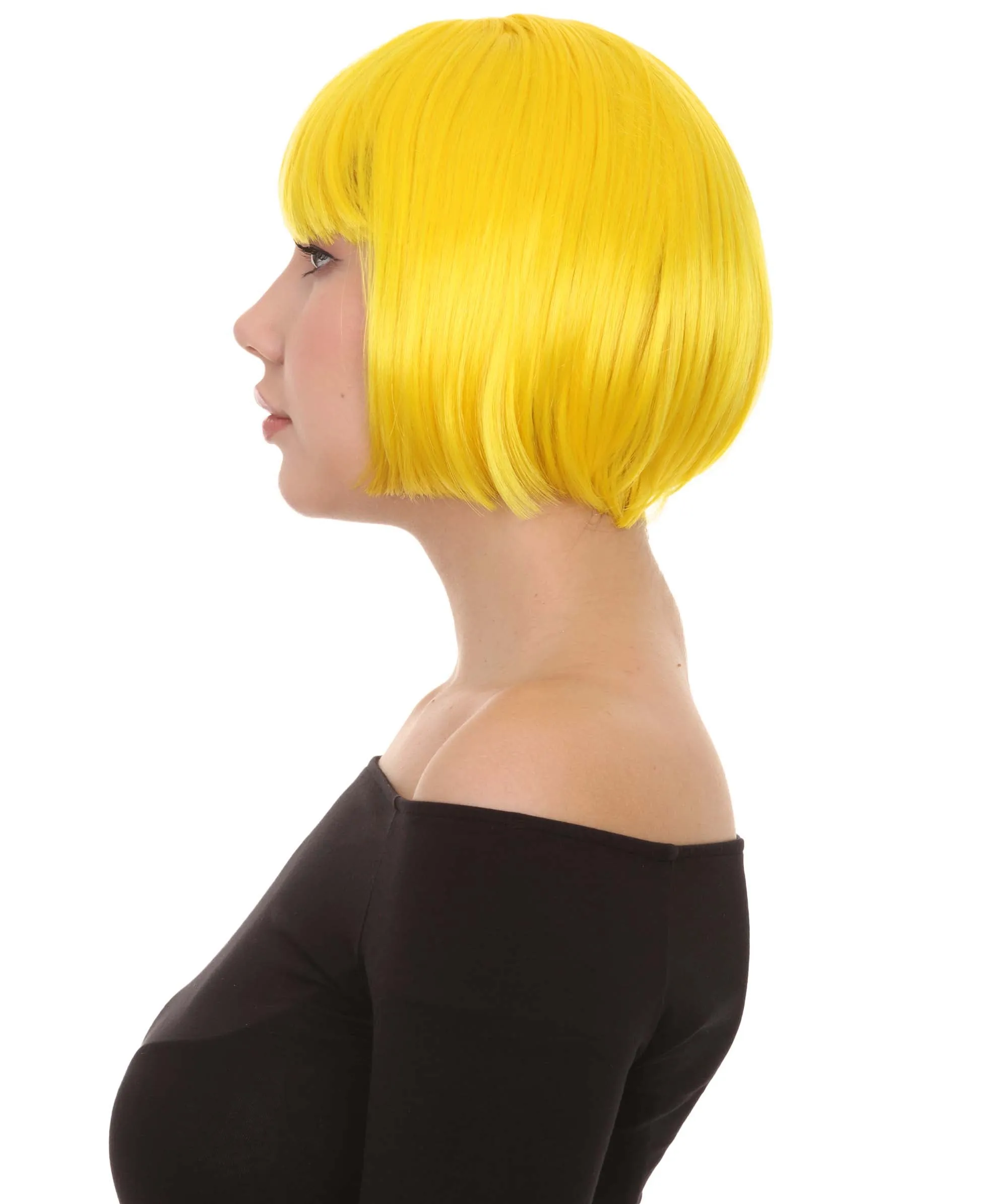 Women's Bob Wig | Short Fancy Cosplay Halloween Wig | Premium Breathable Capless Cap