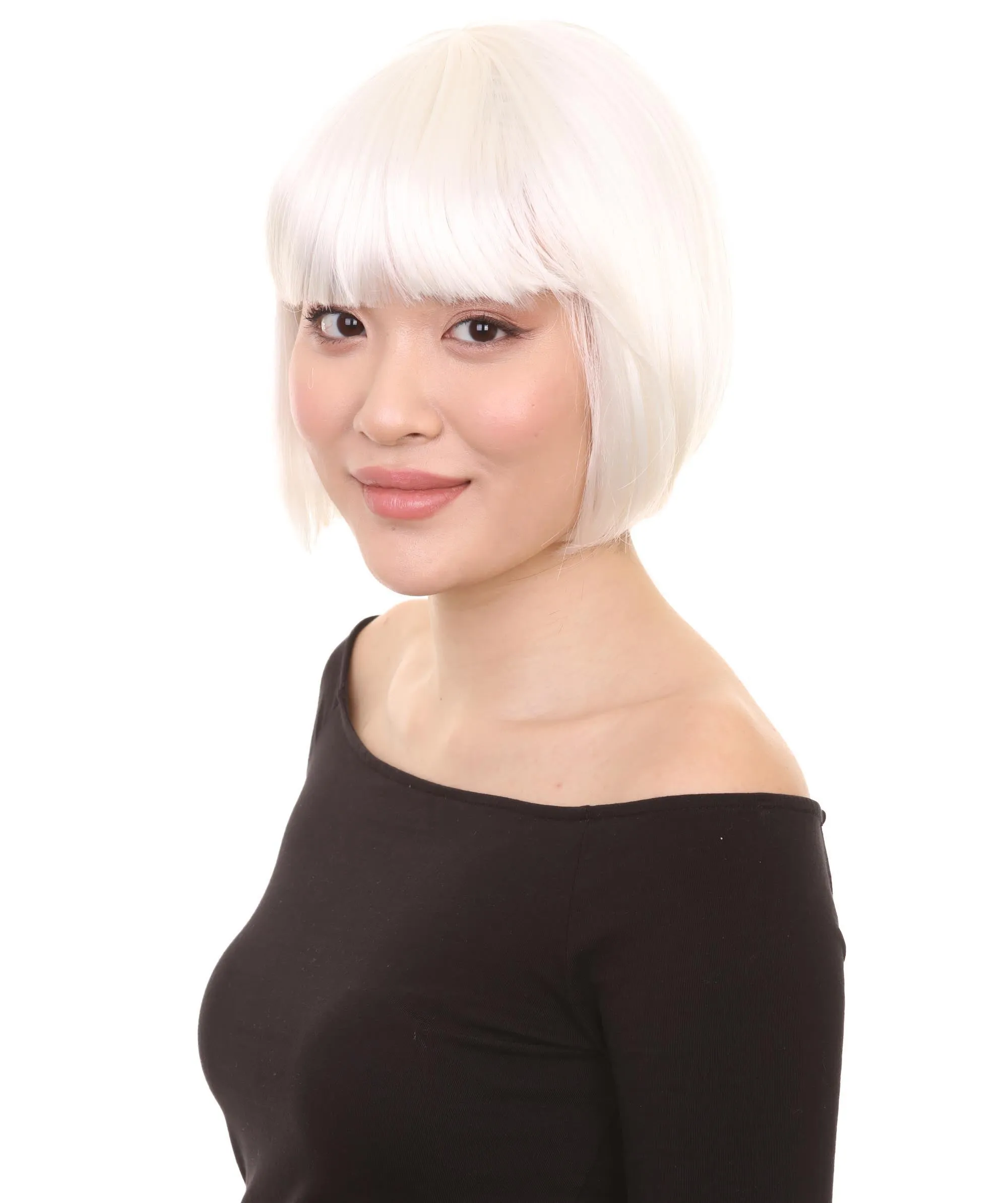 Women's Bob Wig | Short Fancy Cosplay Halloween Wig | Premium Breathable Capless Cap