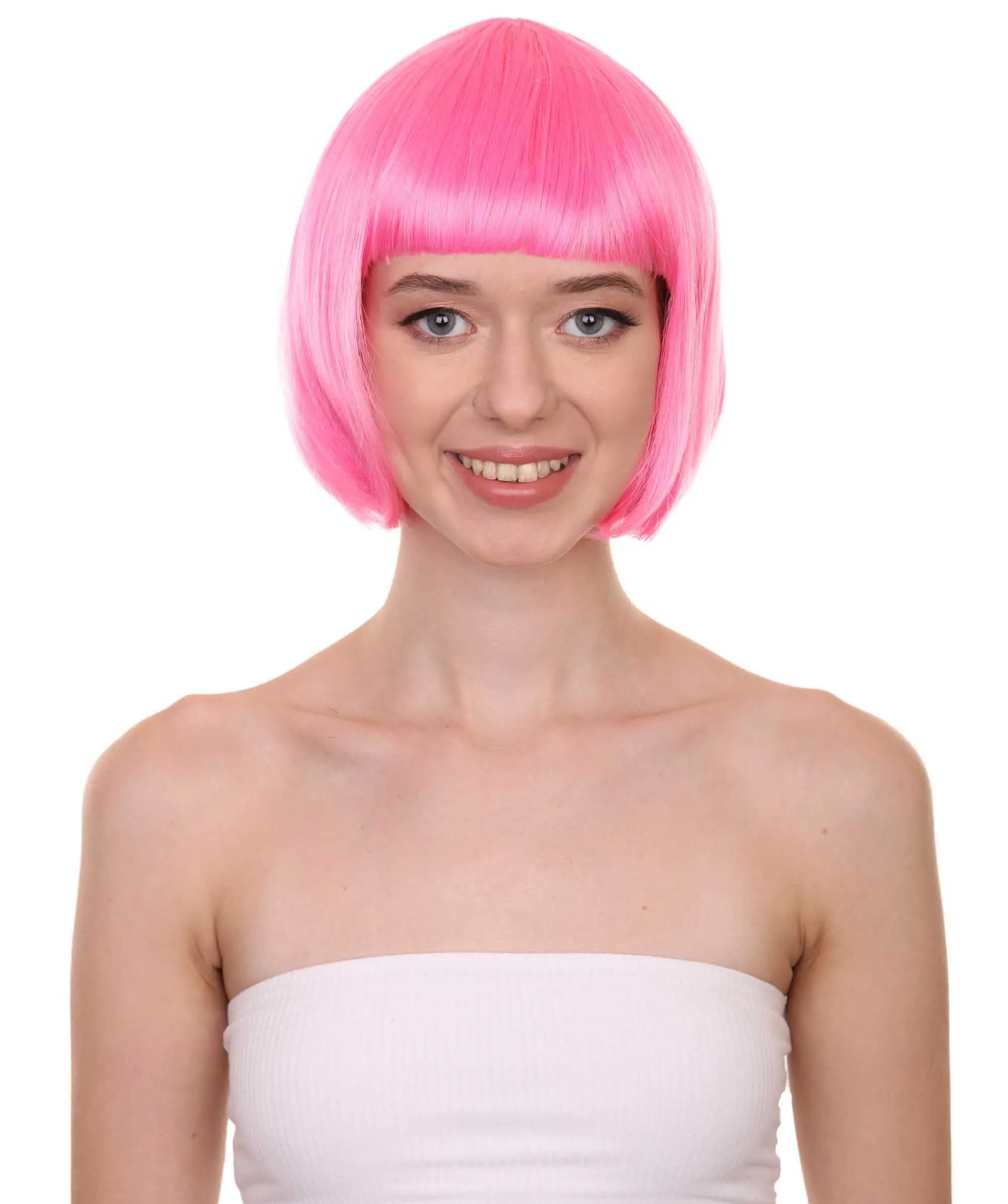 Women's Bob Wig | Short Fancy Cosplay Halloween Wig | Premium Breathable Capless Cap