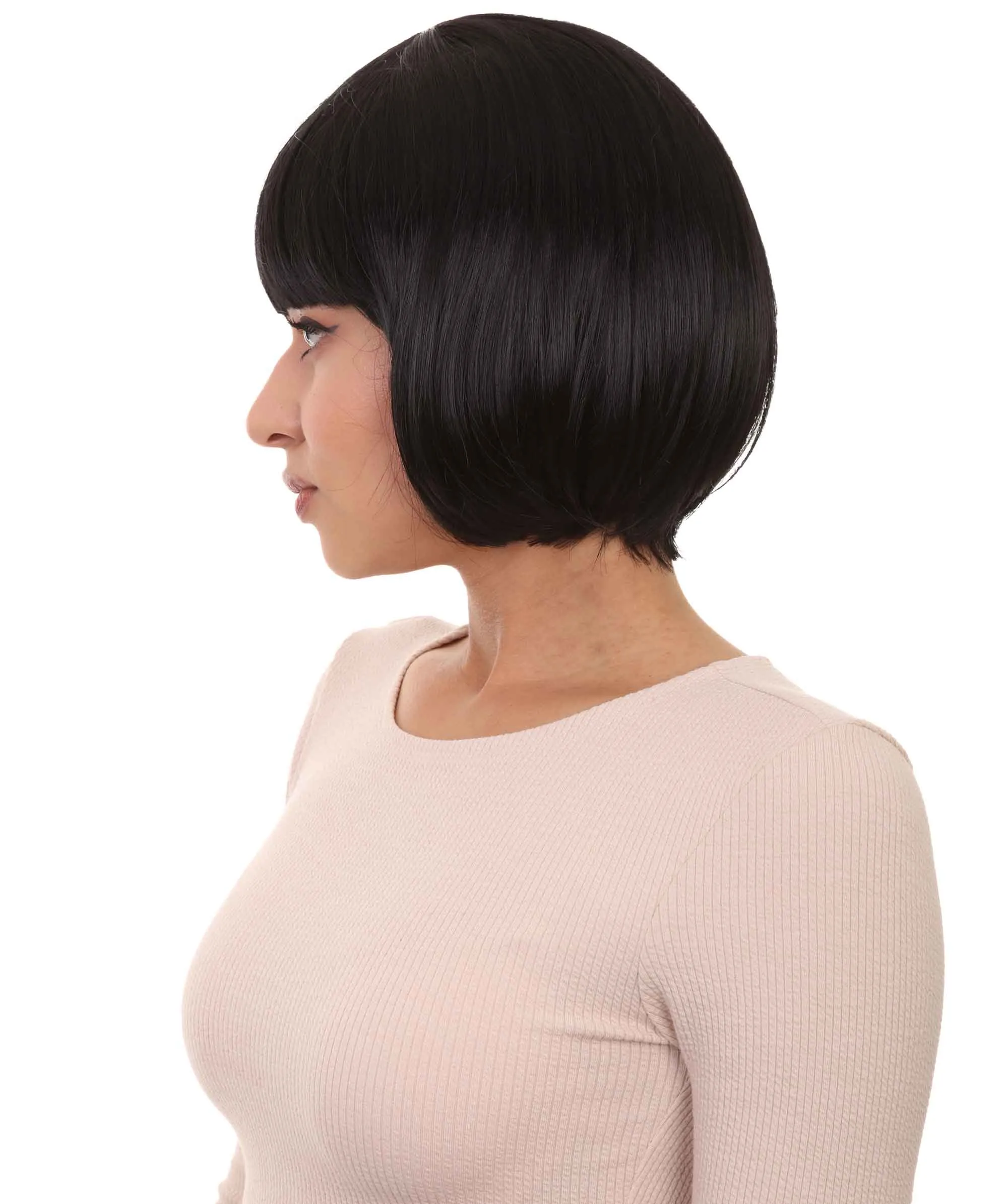 Women's Bob Wig | Short Fancy Cosplay Halloween Wig | Premium Breathable Capless Cap