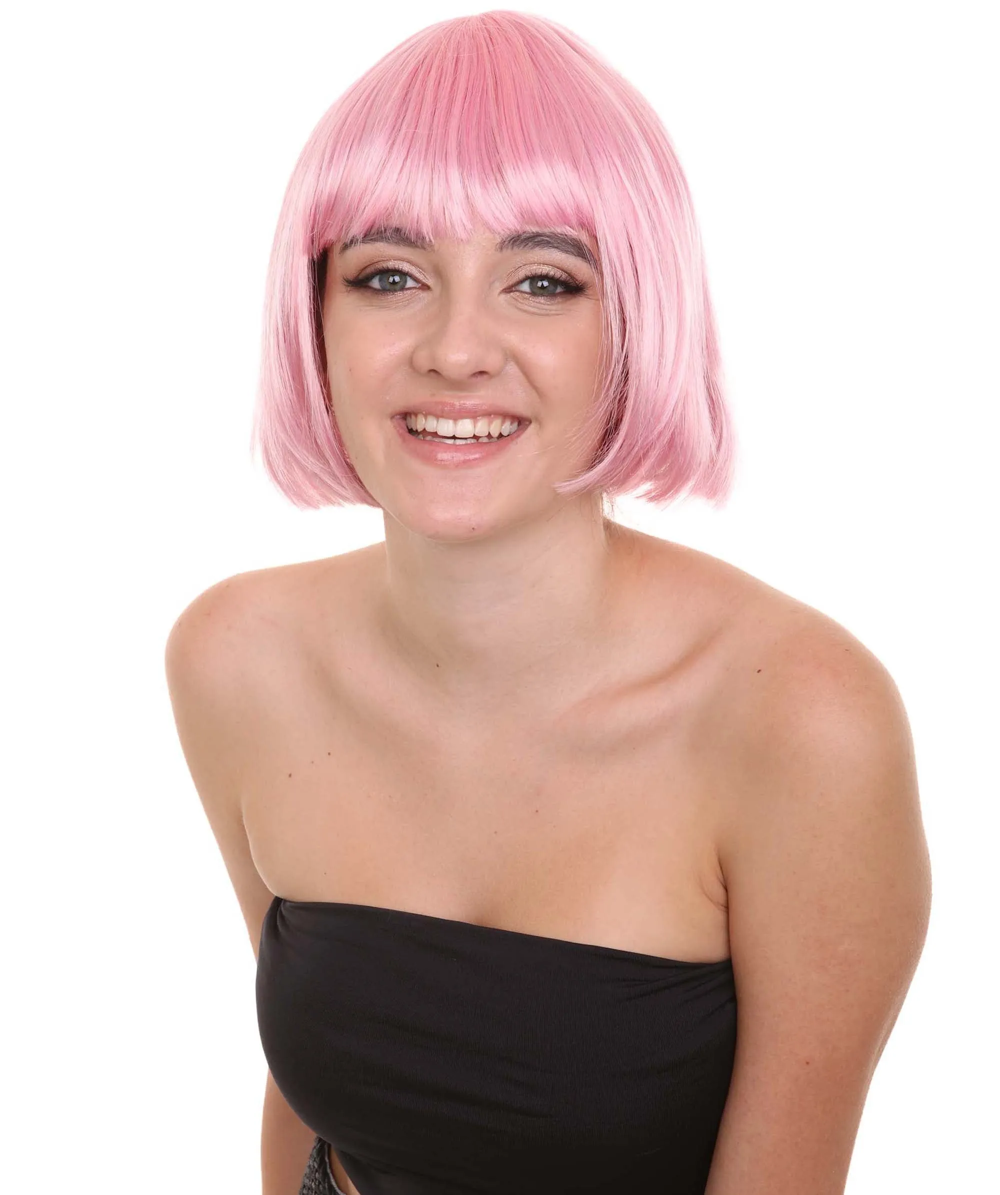 Women's Bob Wig | Short Fancy Cosplay Halloween Wig | Premium Breathable Capless Cap