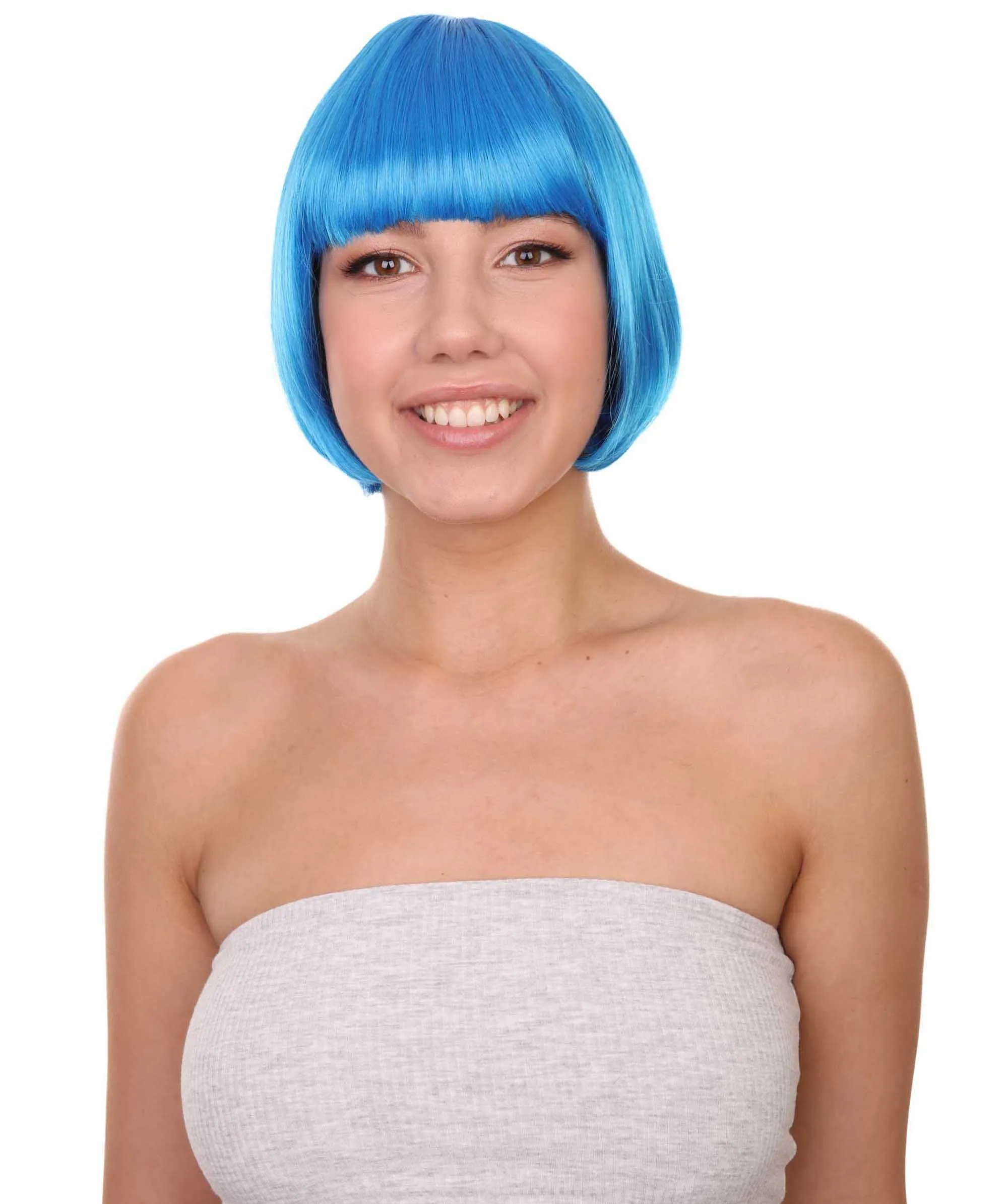 Women's Bob Wig | Short Fancy Cosplay Halloween Wig | Premium Breathable Capless Cap