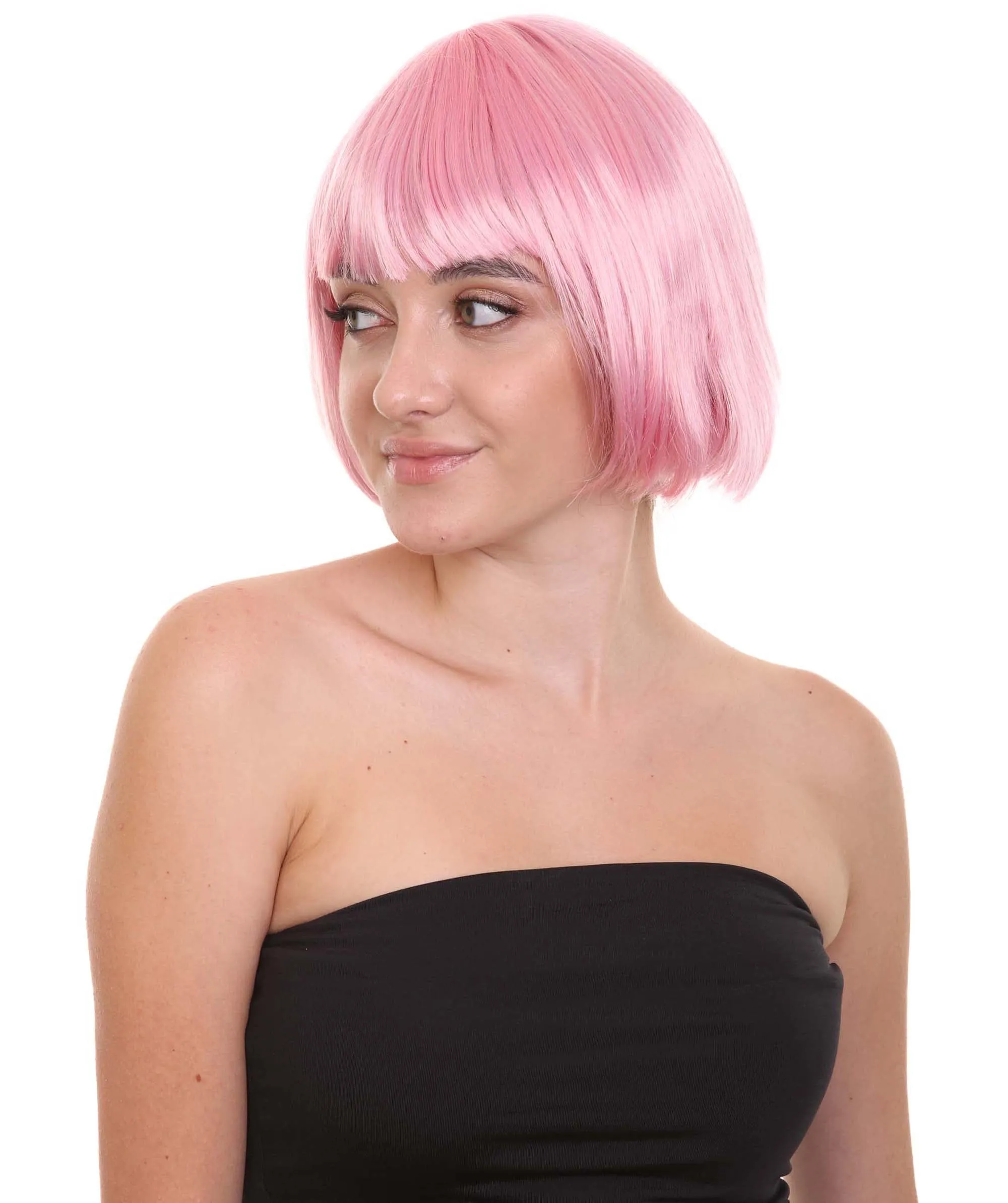 Women's Bob Wig | Short Fancy Cosplay Halloween Wig | Premium Breathable Capless Cap