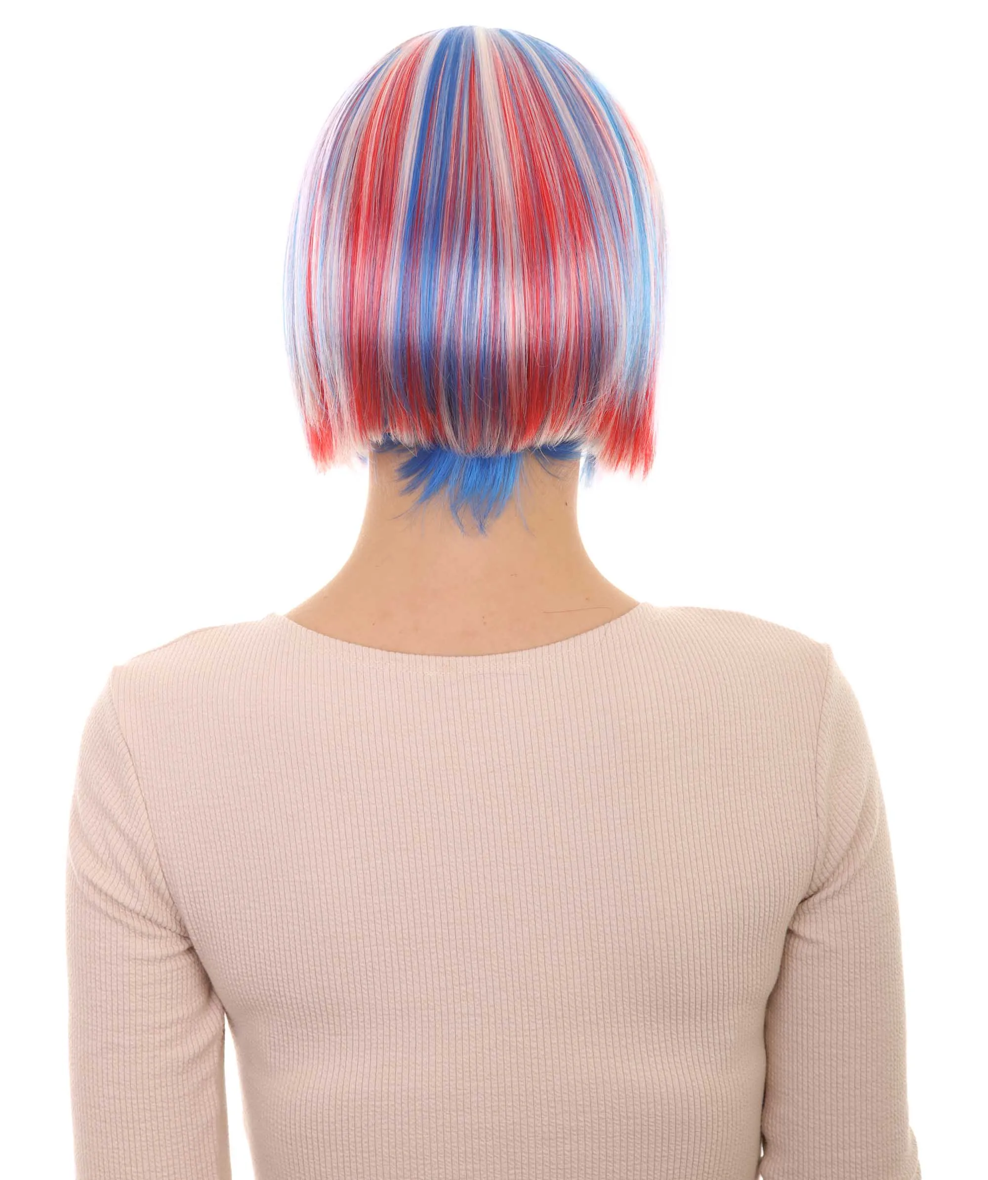 Women's Bob Wig | Short Fancy Cosplay Halloween Wig | Premium Breathable Capless Cap