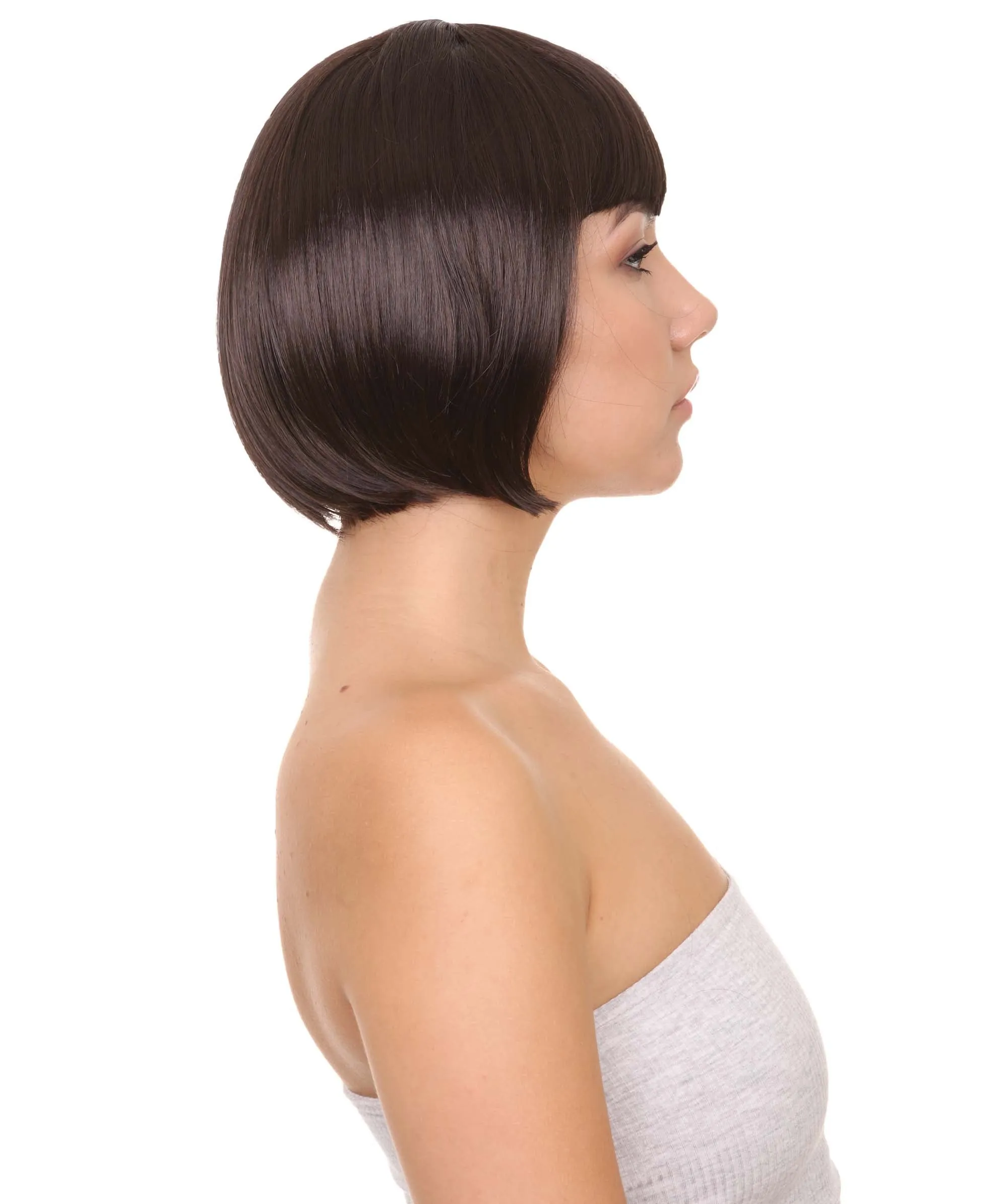 Women's Bob Wig | Short Fancy Cosplay Halloween Wig | Premium Breathable Capless Cap