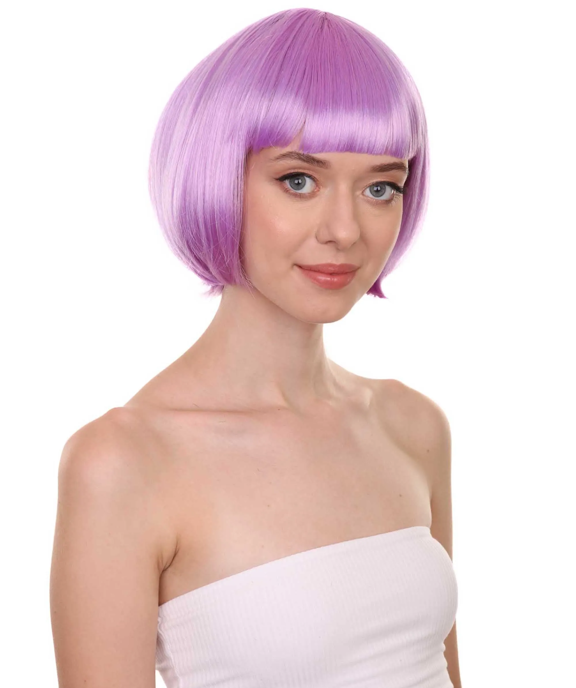 Women's Bob Wig | Short Fancy Cosplay Halloween Wig | Premium Breathable Capless Cap