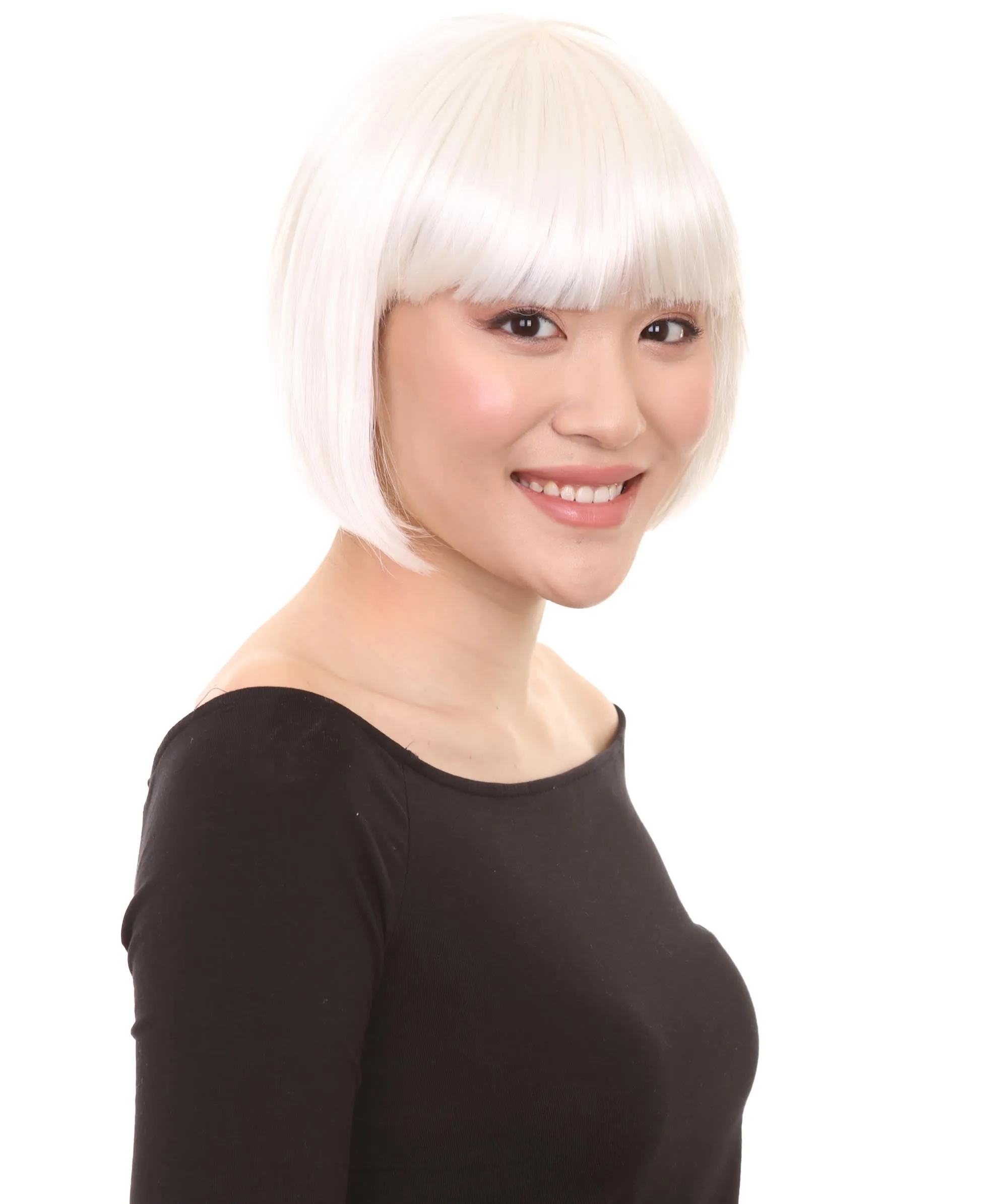 Women's Bob Wig | Short Fancy Cosplay Halloween Wig | Premium Breathable Capless Cap
