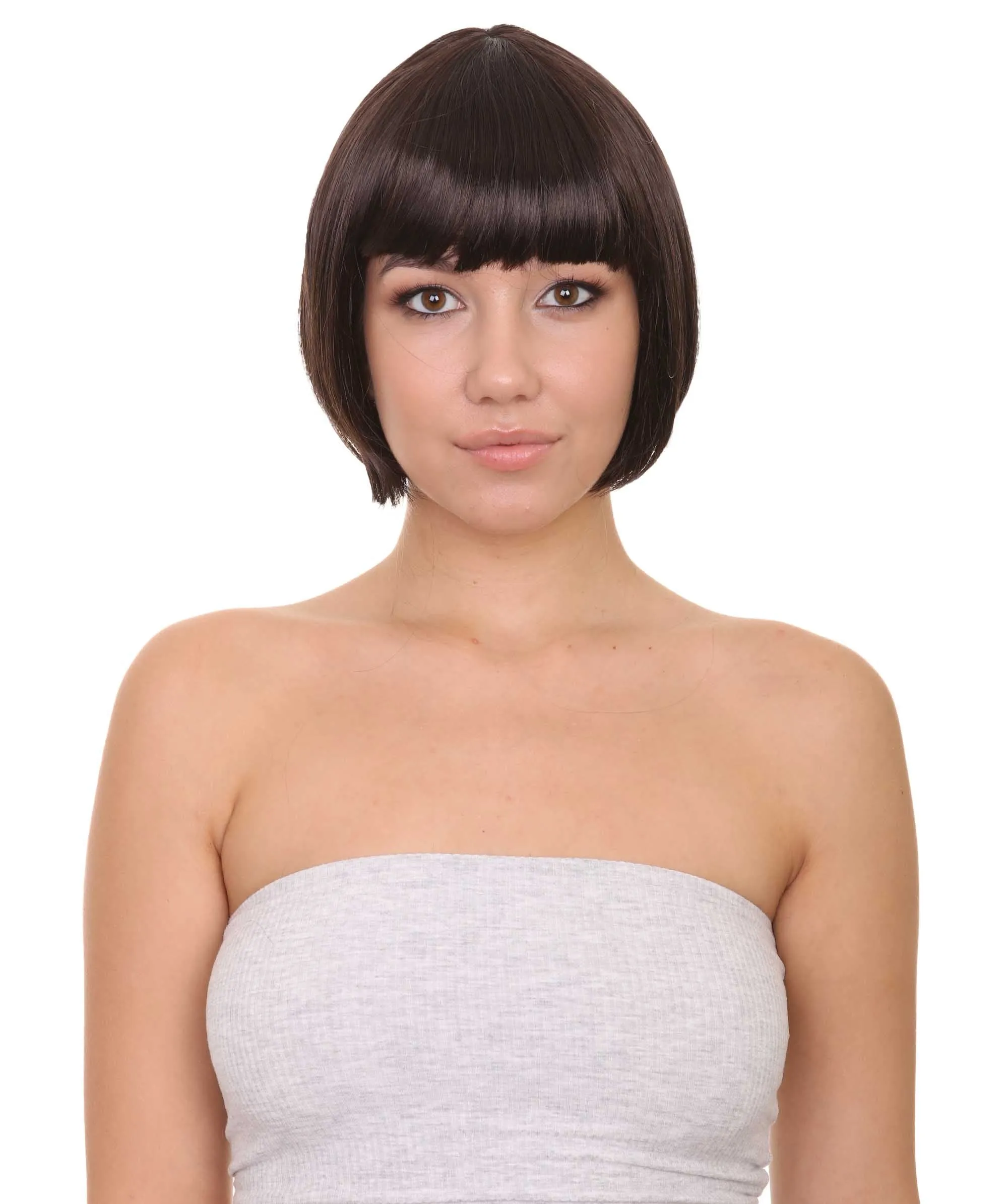 Women's Bob Wig | Short Fancy Cosplay Halloween Wig | Premium Breathable Capless Cap