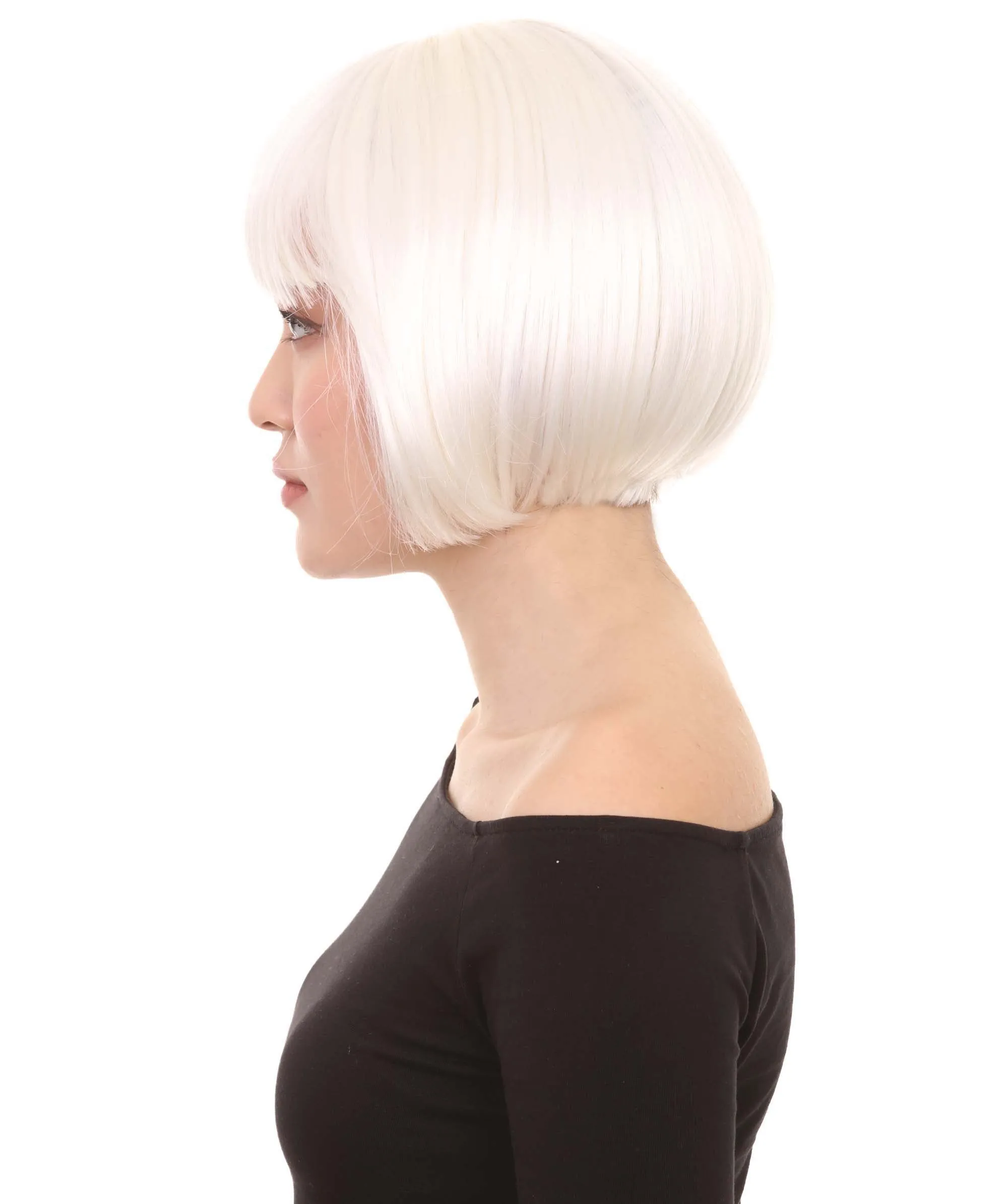 Women's Bob Wig | Short Fancy Cosplay Halloween Wig | Premium Breathable Capless Cap