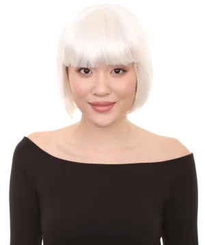 Women's Bob Wig | Short Fancy Cosplay Halloween Wig | Premium Breathable Capless Cap