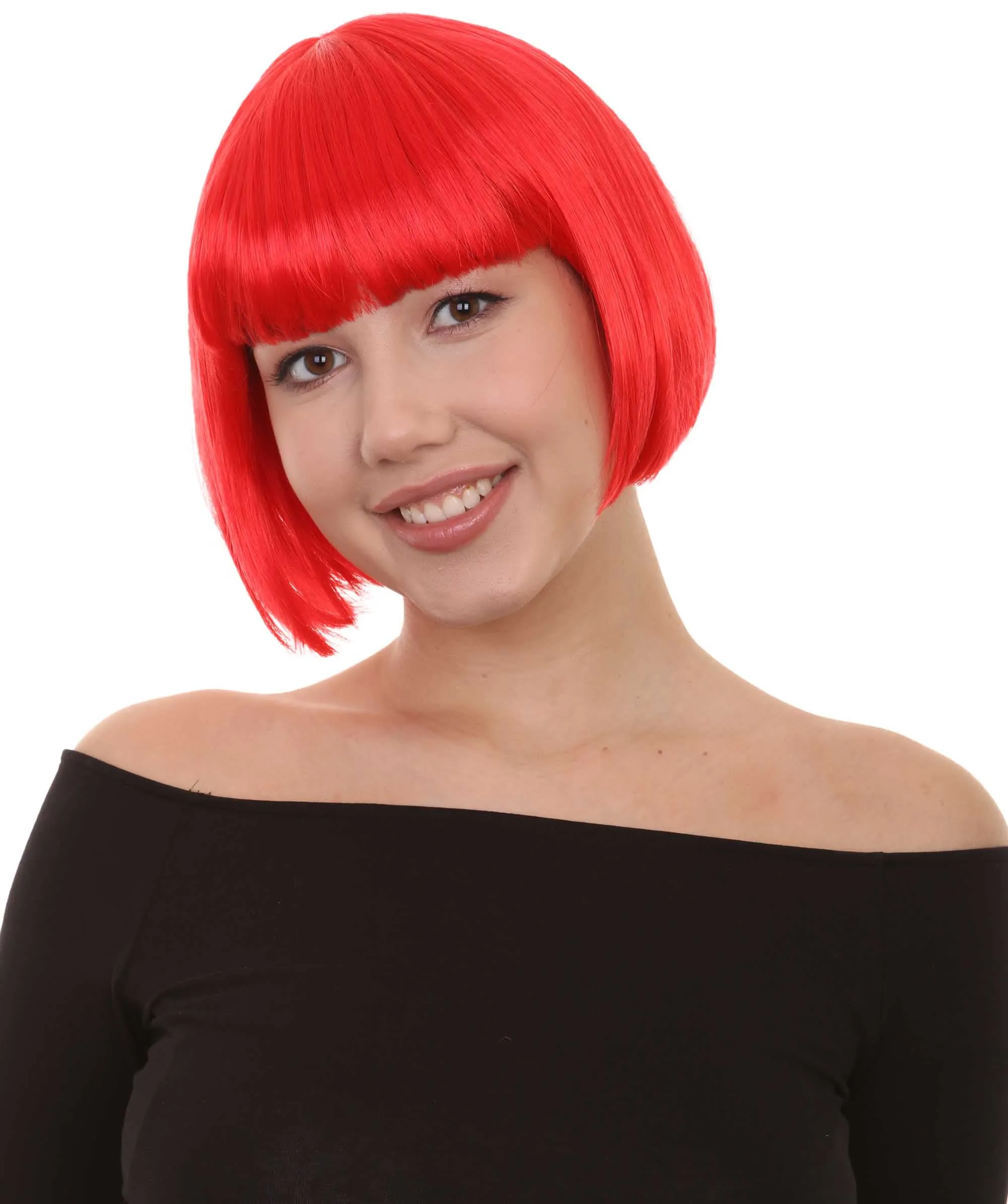 Women's Bob Wig | Short Fancy Cosplay Halloween Wig | Premium Breathable Capless Cap