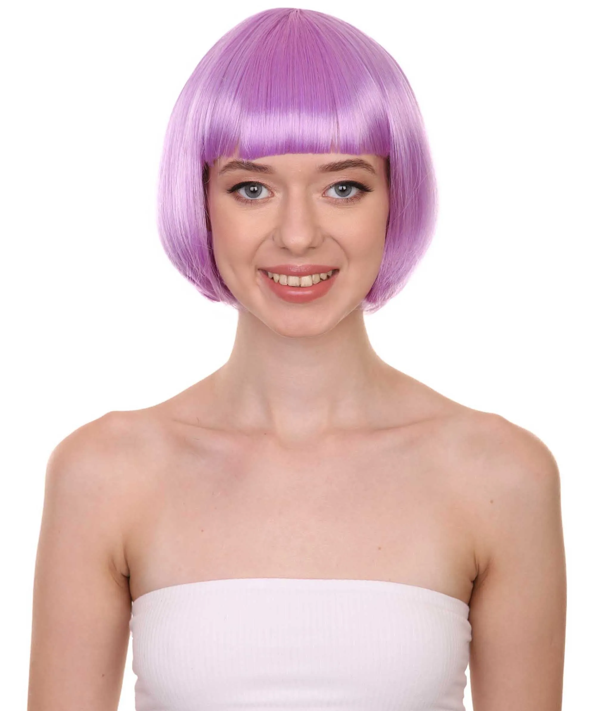 Women's Bob Wig | Short Fancy Cosplay Halloween Wig | Premium Breathable Capless Cap