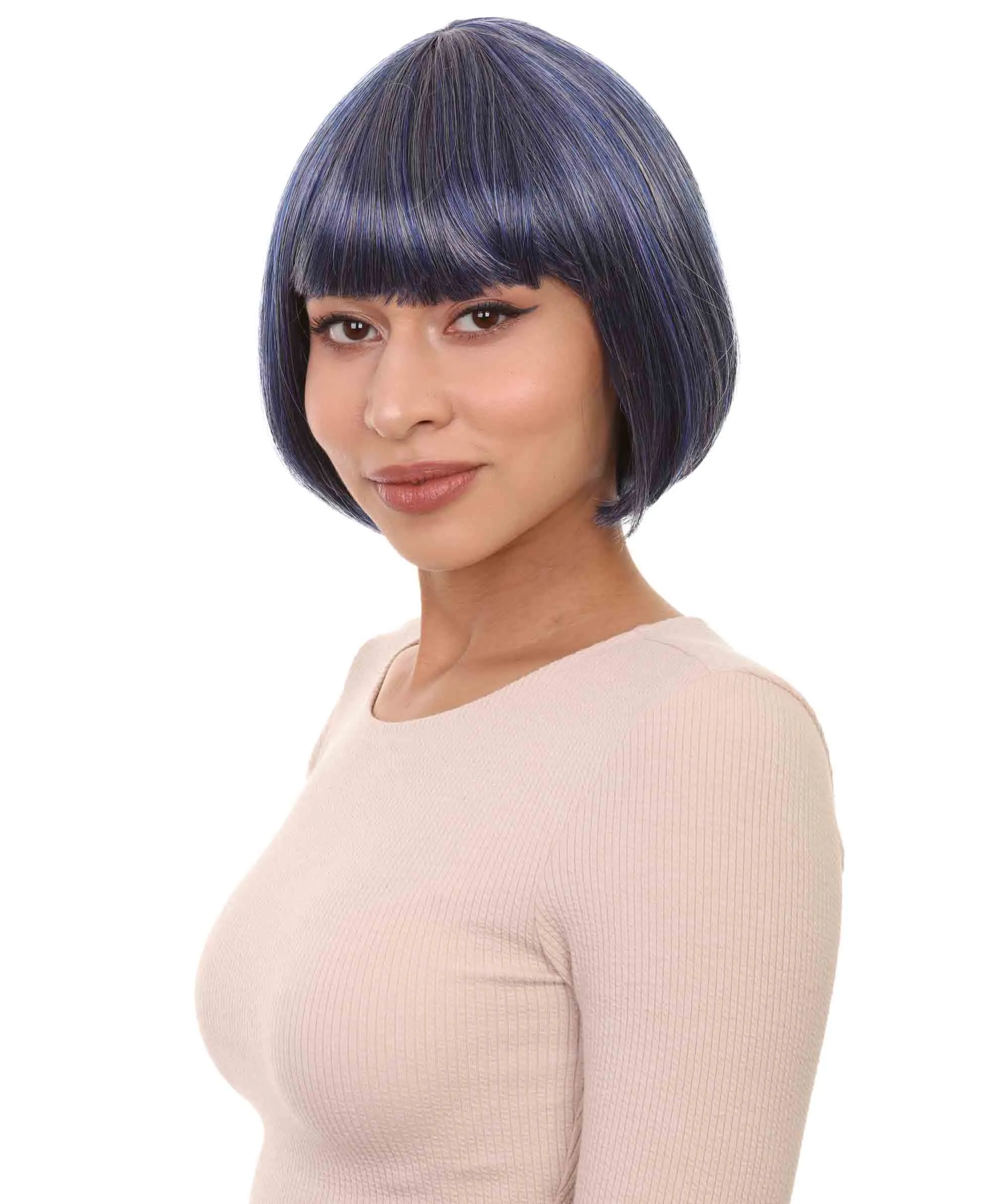 Women's Bob Wig | Short Fancy Cosplay Halloween Wig | Premium Breathable Capless Cap