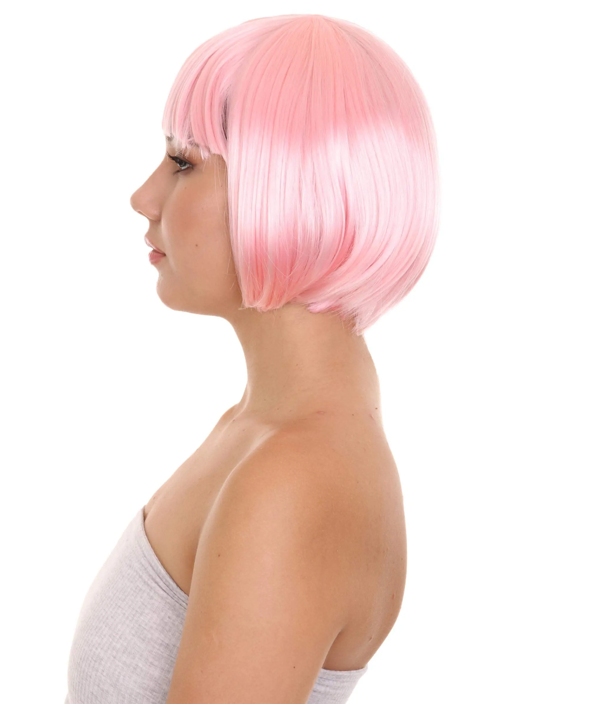 Women's Bob Wig | Short Fancy Cosplay Halloween Wig | Premium Breathable Capless Cap