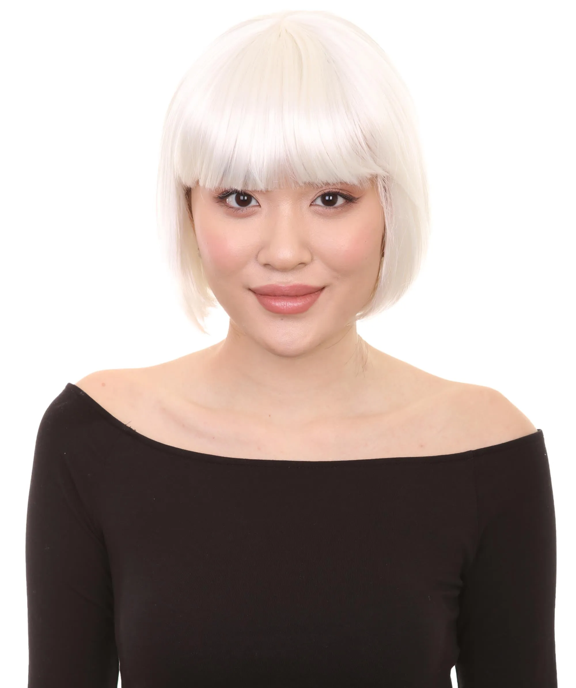 Women's Bob Wig | Short Fancy Cosplay Halloween Wig | Premium Breathable Capless Cap