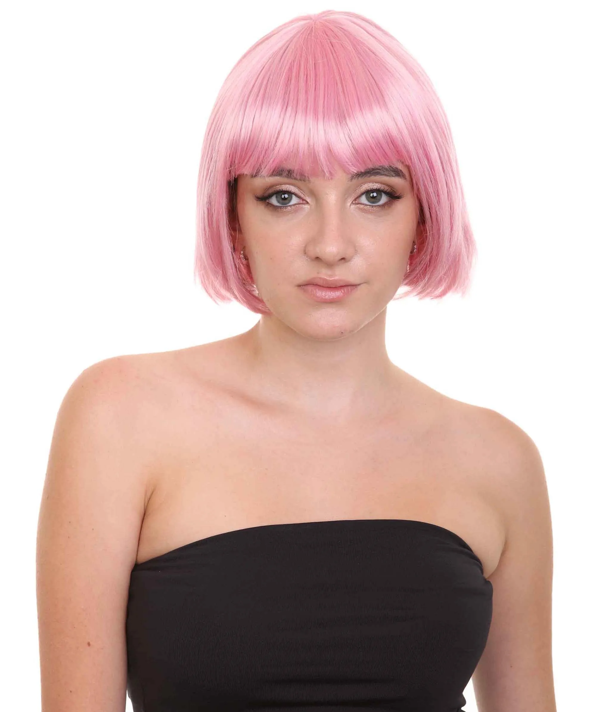 Women's Bob Wig | Short Fancy Cosplay Halloween Wig | Premium Breathable Capless Cap