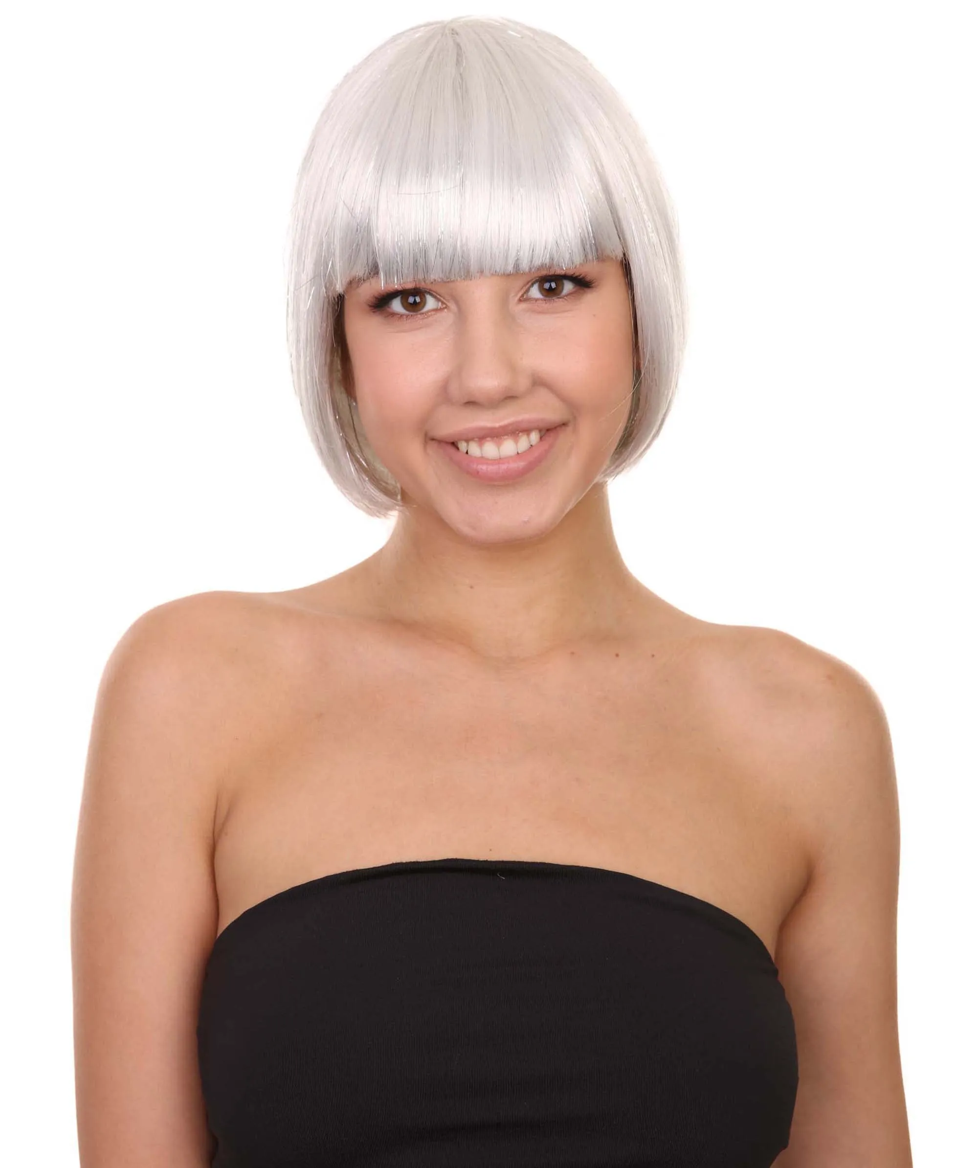 Women's Bob Wig | Short Fancy Cosplay Halloween Wig | Premium Breathable Capless Cap